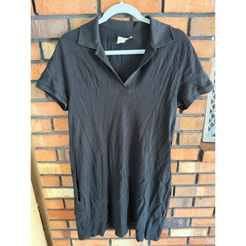 Tuckernuck V-Neck Short Sleeve Polo Mini Dress Size M